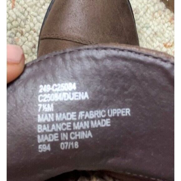 Women's Warm Boots Cliffs by White Mountain C25084 Duena Knit Tops Brown Size 7M - Picture 11 of 15